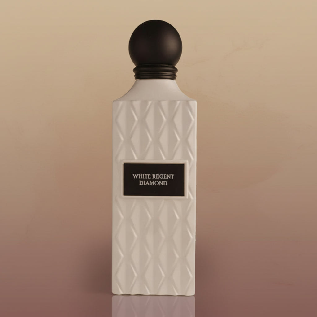 IBRAQ Diamond White Regent EDP decant bottle, 10ml, amber glass with spray