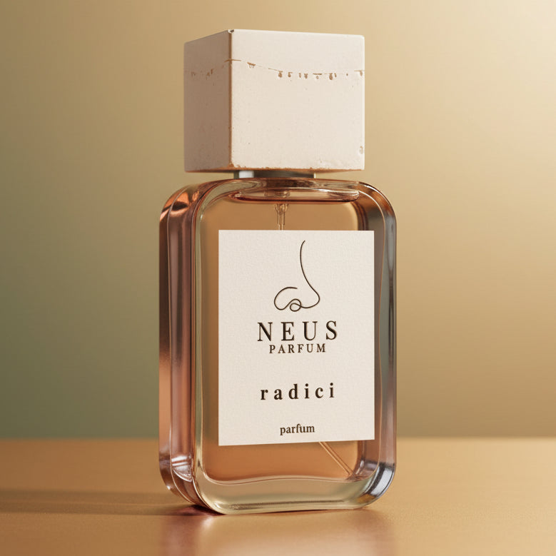 Neus Radici decant bottle, 10ml, amber glass with spray