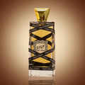 Lattafa Oud Mood decant bottle, 10ml, amber glass with spray