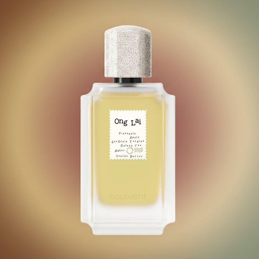 Soulvent Ong Lai decant bottle, 10ml, amber glass with spray