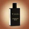 The Scent Library Bakhoor Bliss Extrait decant bottle, 10ml, amber glass with spray
